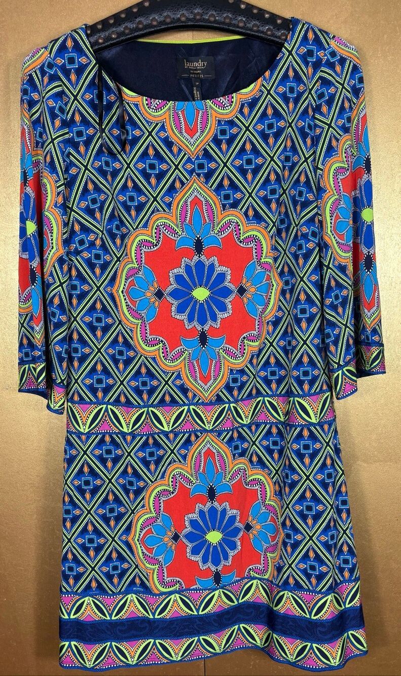 Laundry by shelli segal paisley print dress size SP